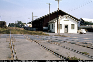 SOU Railway station: Harrisonburg